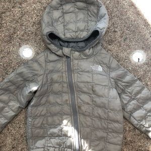 The North Face Toddler Thermoball Jacket Gray Size 18-24 months Preowned